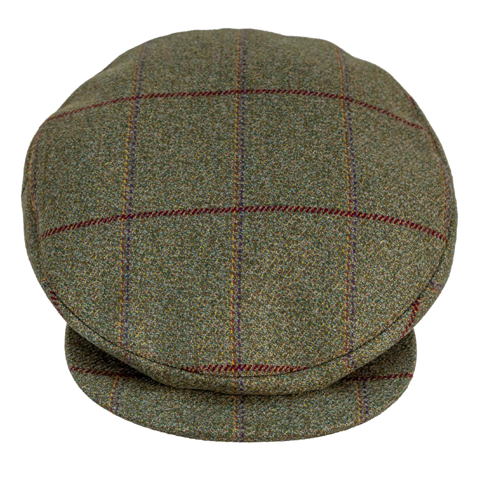 Bond Peaked Lambswool Tweed Flat Cap - Various Tweeds